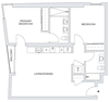 2 Bedroom Floor Plan